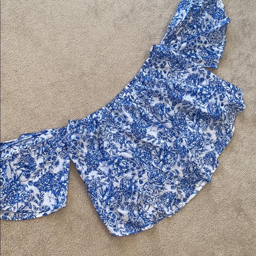 Off the shoulder floral top